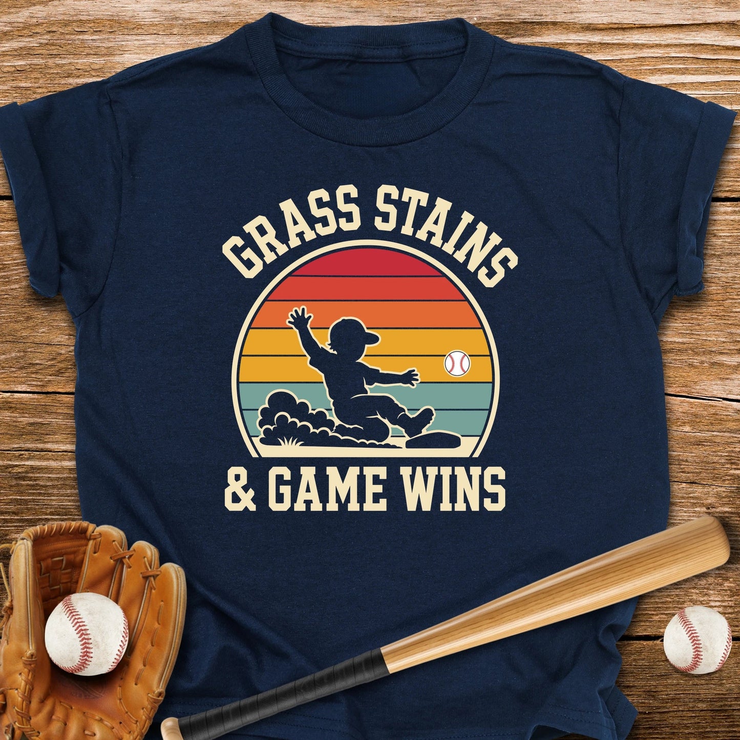 Grass Stains & Game Wins Youth Tee - HomeRun PrintsKids clothes