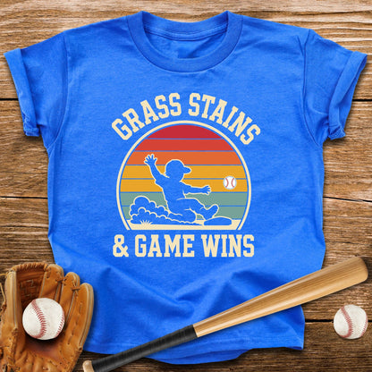 Grass Stains & Game Wins Youth Tee - HomeRun PrintsKids clothes