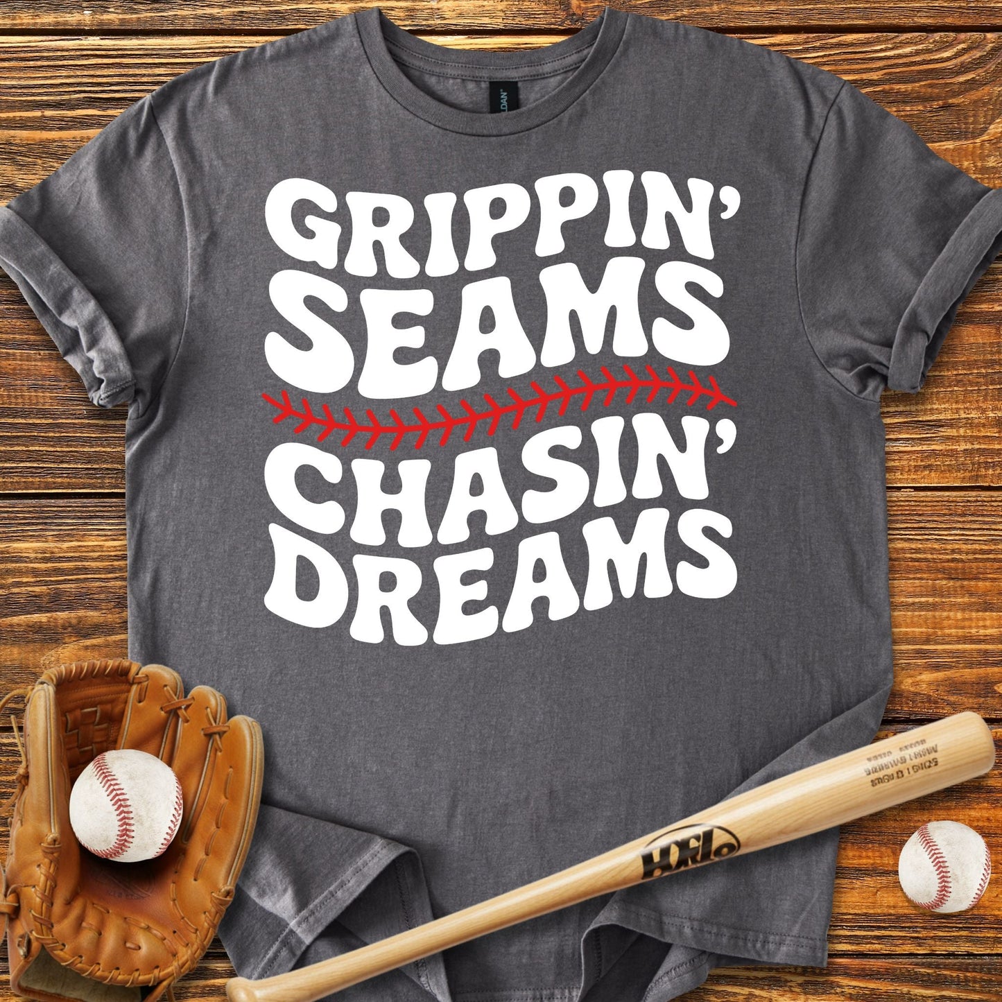 Grippin' Seams T-Shirt - HomeRun PrintsT-Shirt