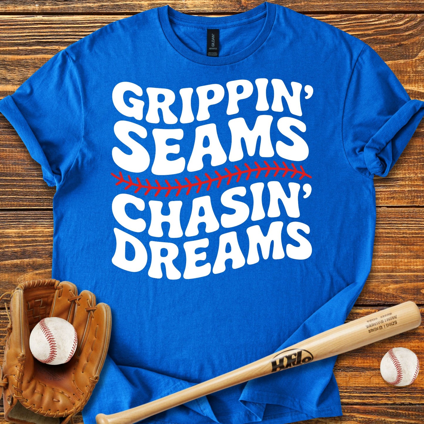 Grippin' Seams T-Shirt - HomeRun PrintsT-Shirt