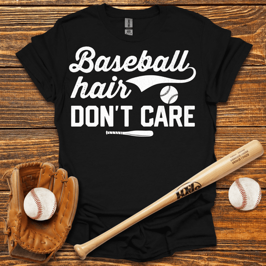 Hair Don’t Care T-Shirt - HomeRun PrintsT-Shirt