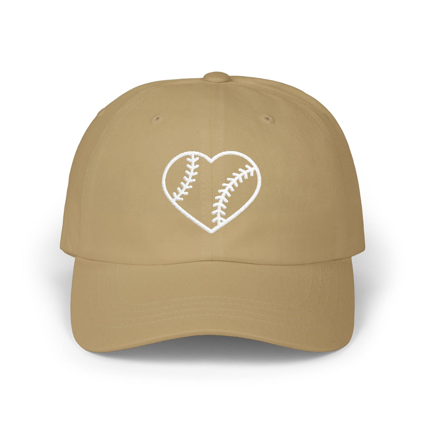 Heart Embroidered Baseball Cap - HomeRun PrintsHats