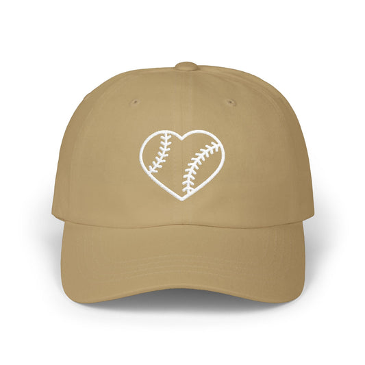 Heart Embroidered Baseball Cap - HomeRun PrintsHats