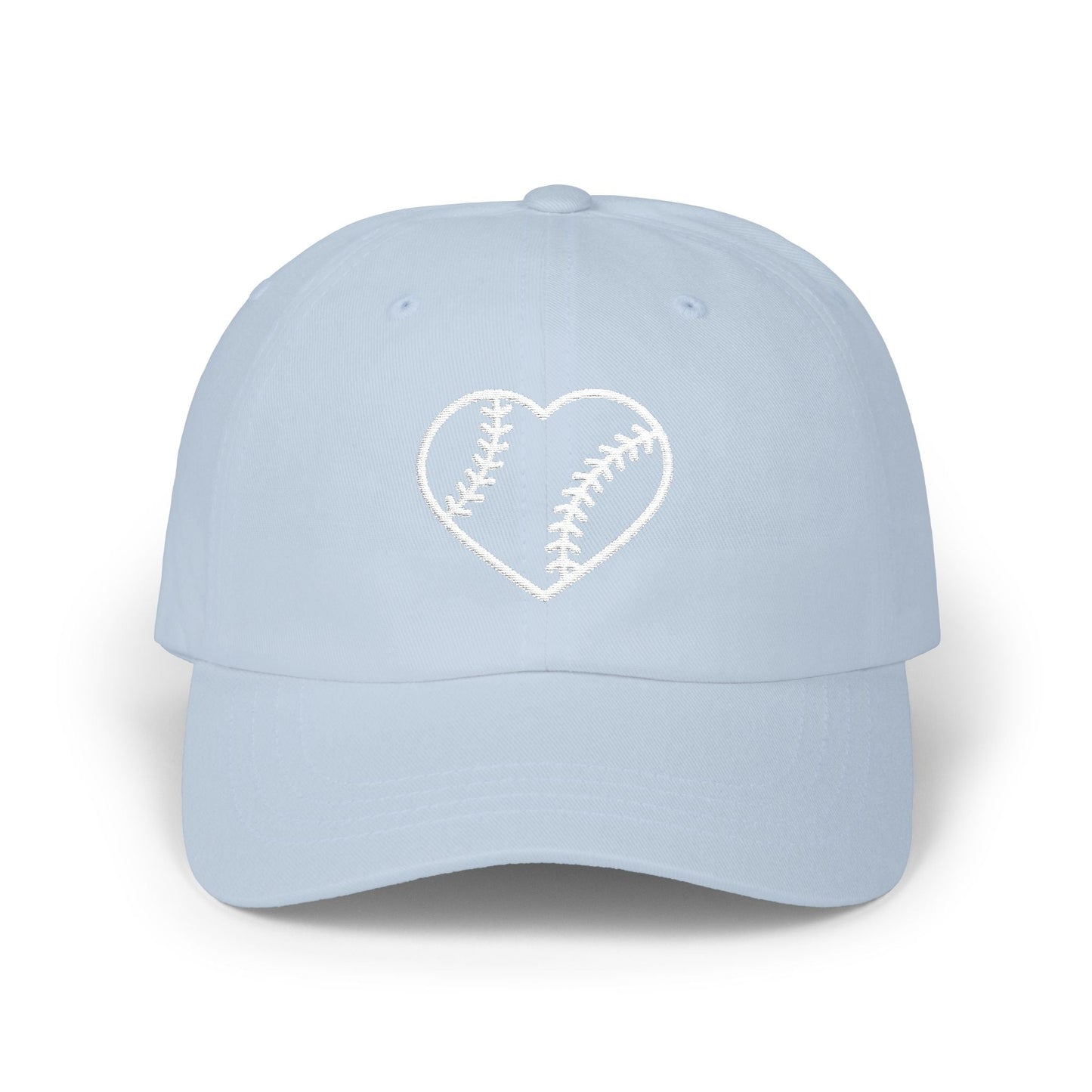 Heart Embroidered Baseball Cap - HomeRun PrintsHats