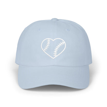 Heart Embroidered Baseball Cap - HomeRun PrintsHats