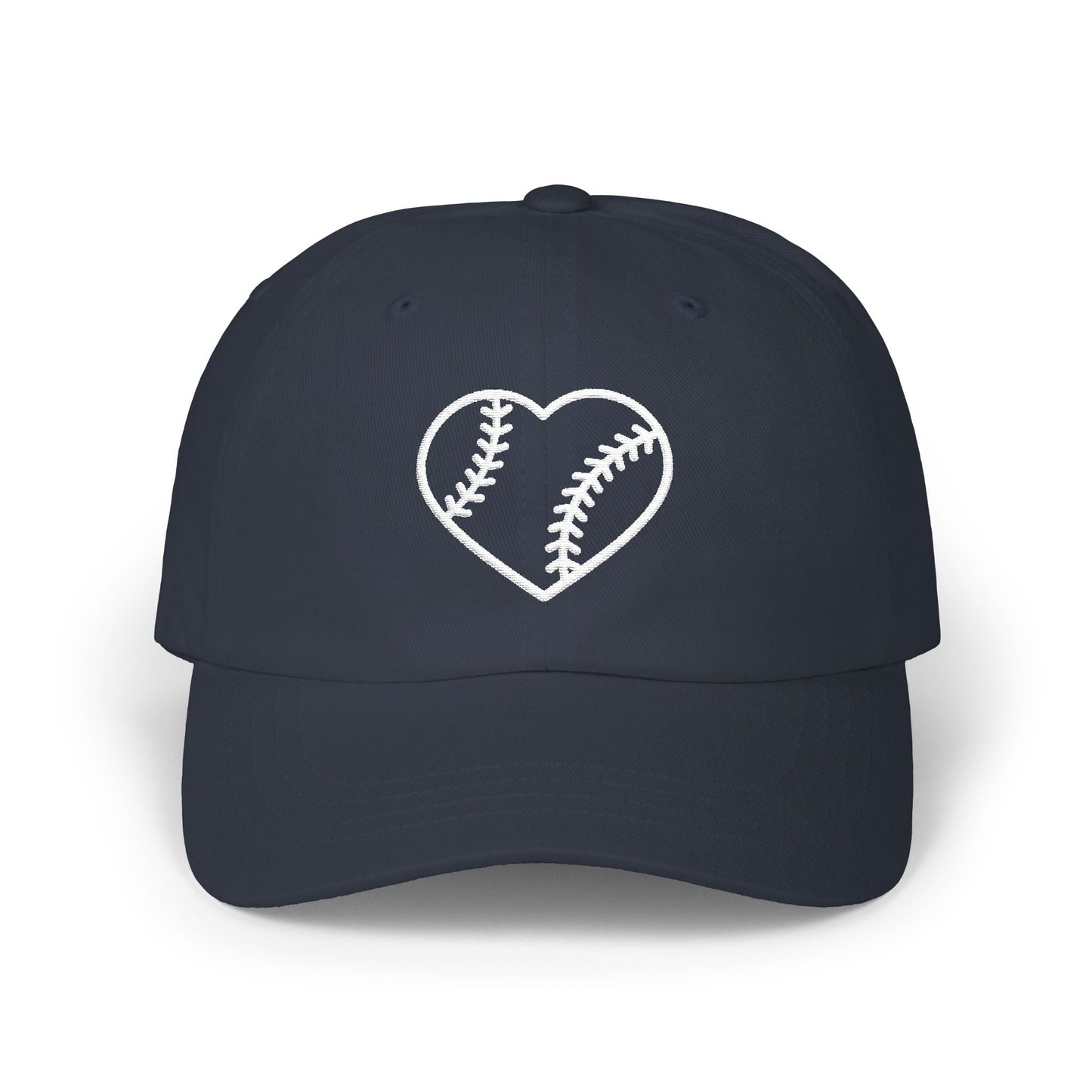 Heart Embroidered Baseball Cap - HomeRun PrintsHats