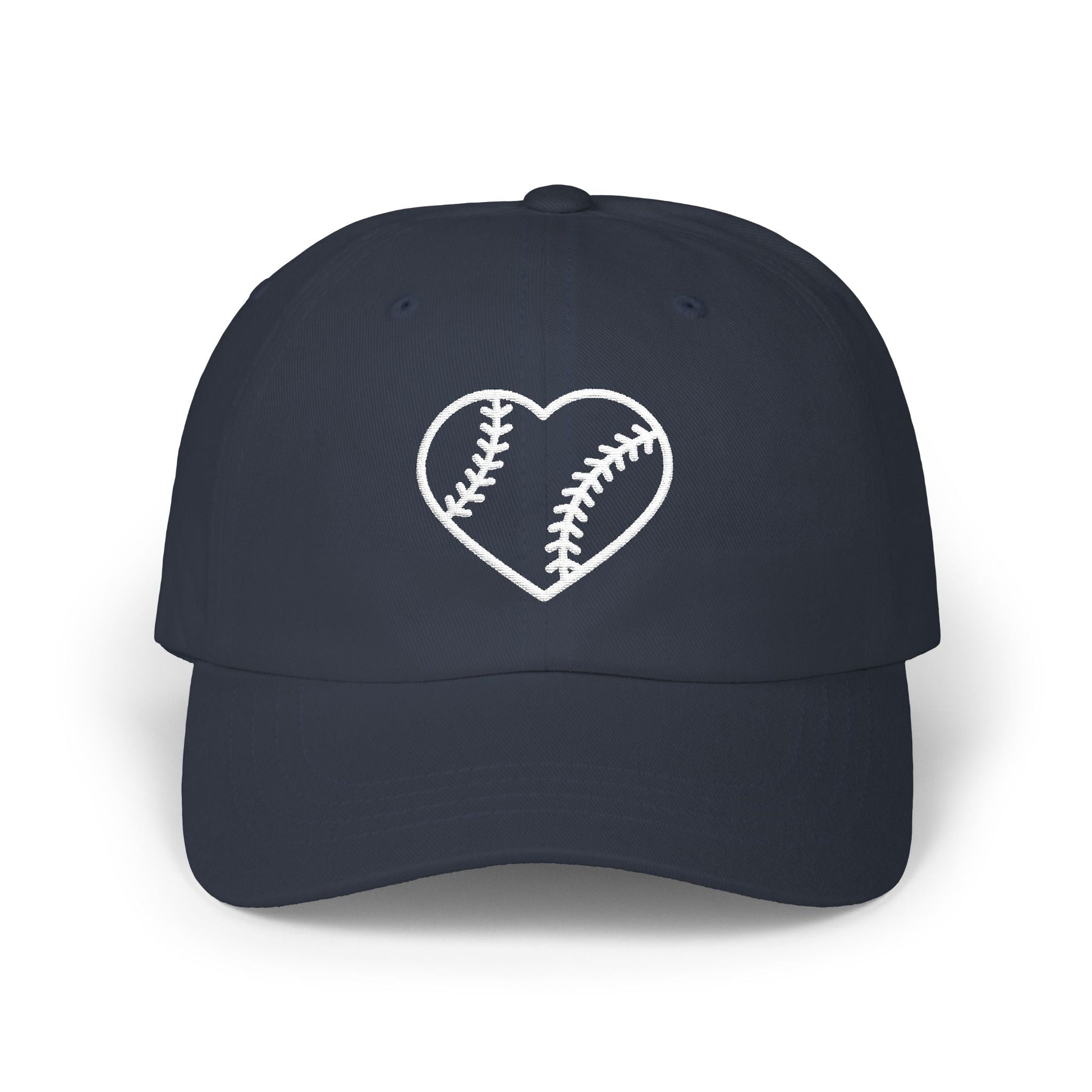 Heart Embroidered Baseball Cap - HomeRun PrintsHats