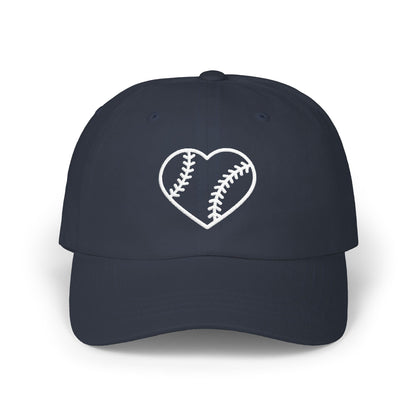 Heart Embroidered Baseball Cap - HomeRun PrintsHats