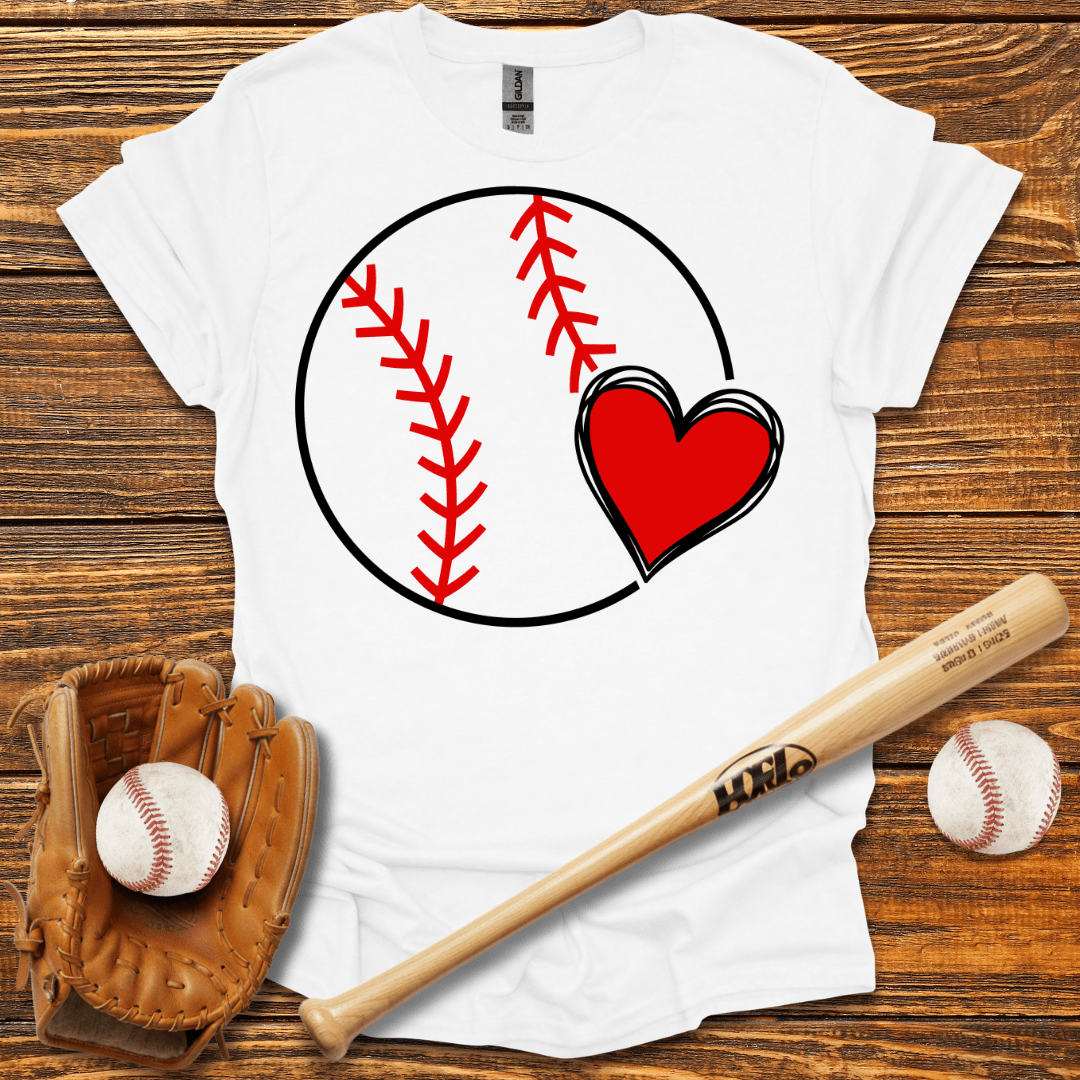 Heart T-Shirt - HomeRun PrintsT-Shirt