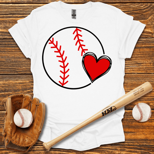 Heart T-Shirt - HomeRun PrintsT-Shirt