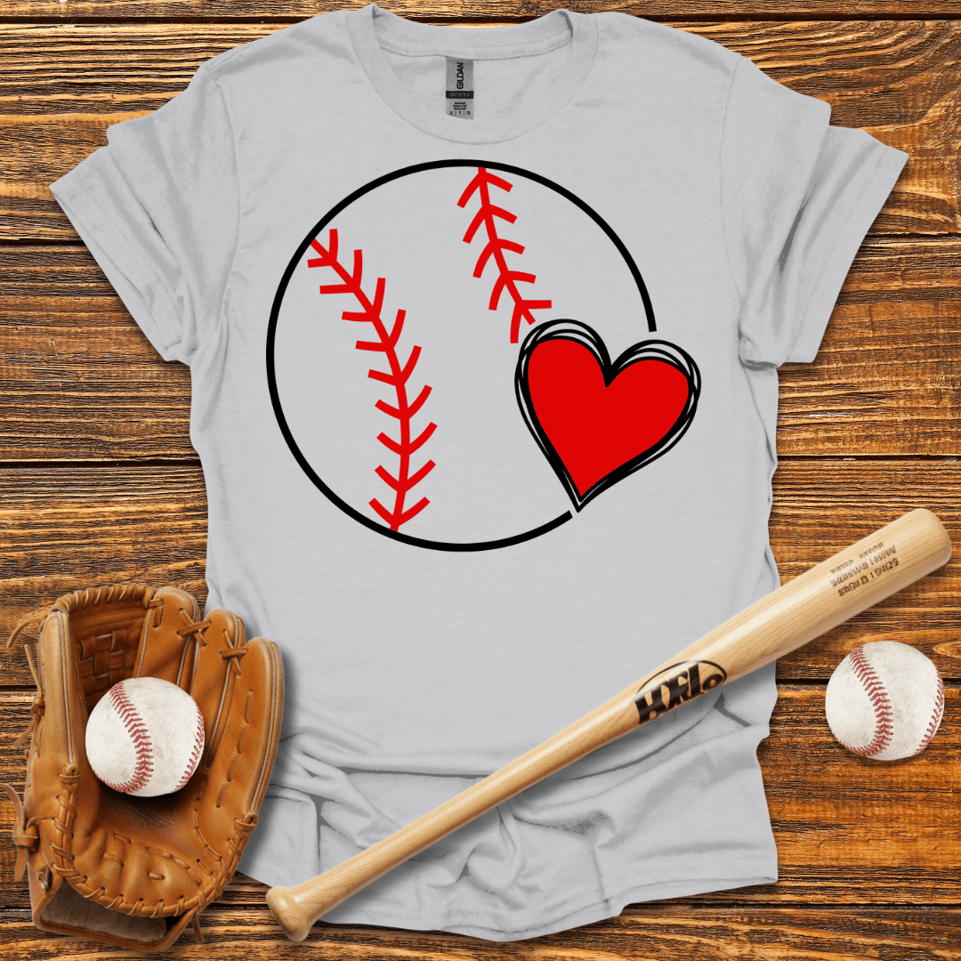 Heart T-Shirt - HomeRun PrintsT-Shirt