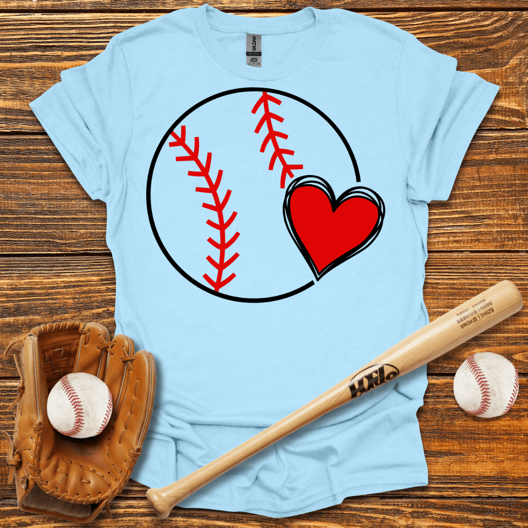 Heart T-Shirt - HomeRun PrintsT-Shirt