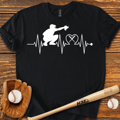 Heartbeat Catcher T-Shirt - HomeRun PrintsT-Shirt