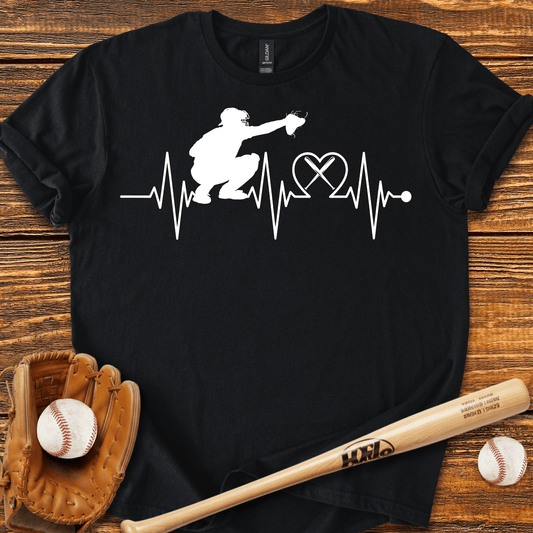 Heartbeat Catcher T-Shirt - HomeRun PrintsT-Shirt