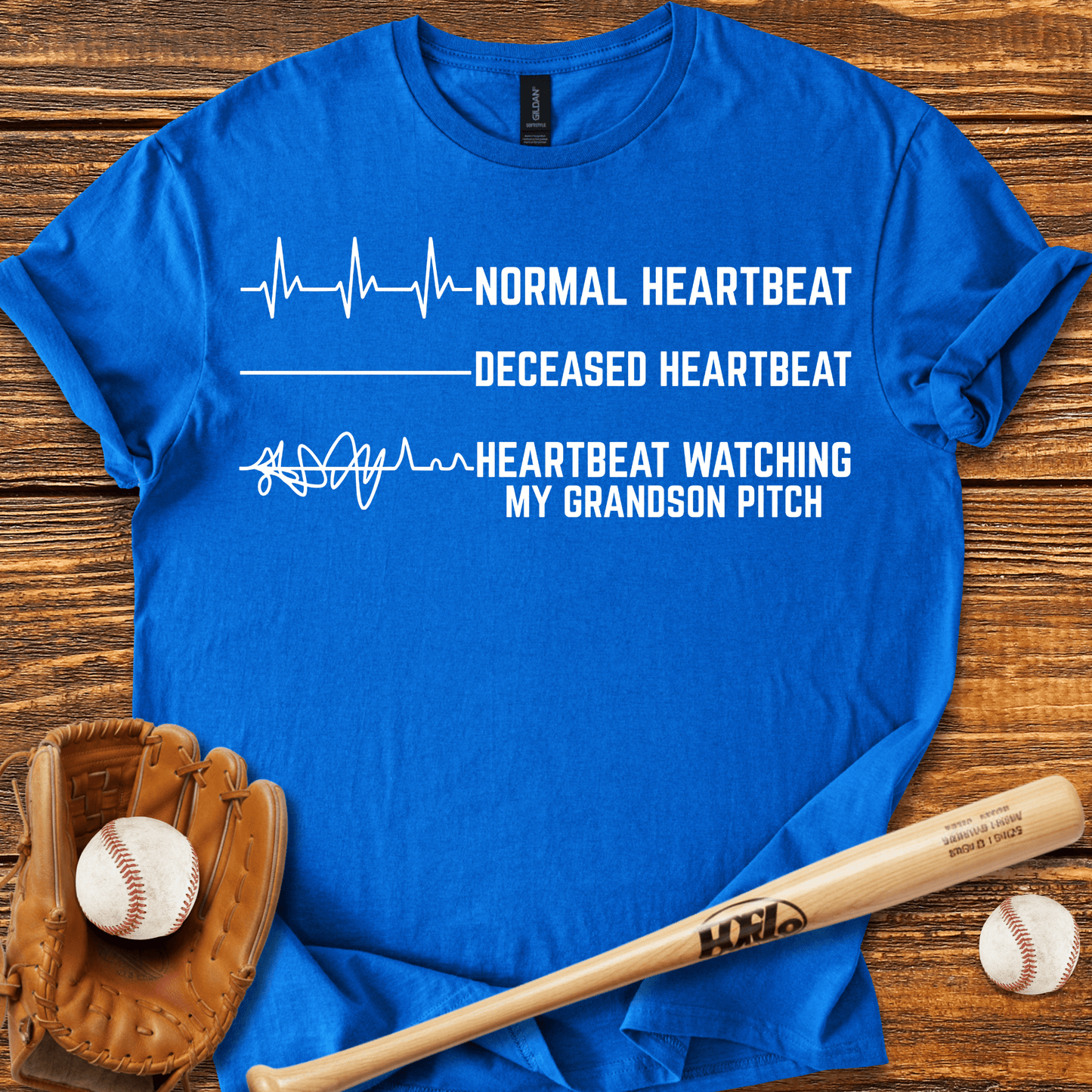 Heartbeat Grandma T-Shirt - HomeRun PrintsT-Shirt
