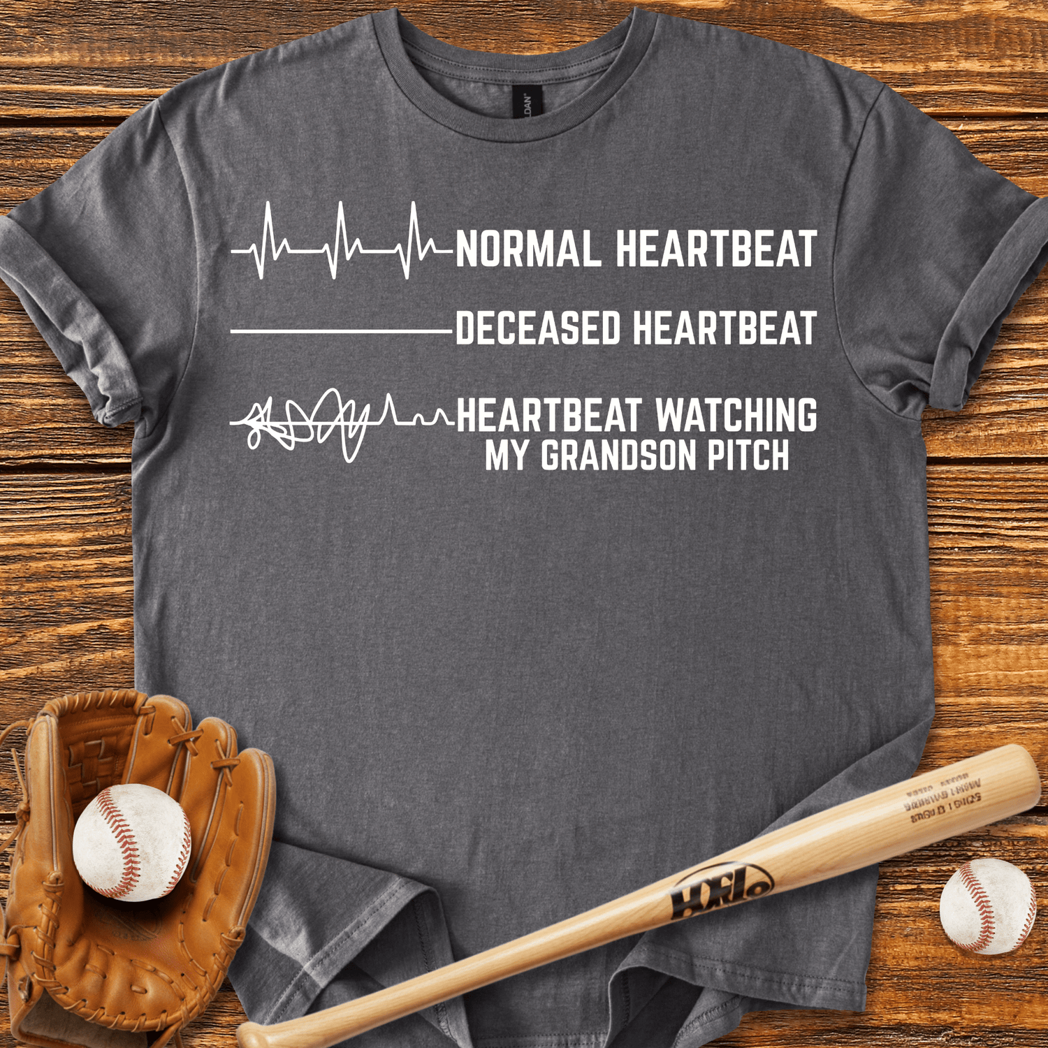Heartbeat Grandma T-Shirt - HomeRun PrintsT-Shirt
