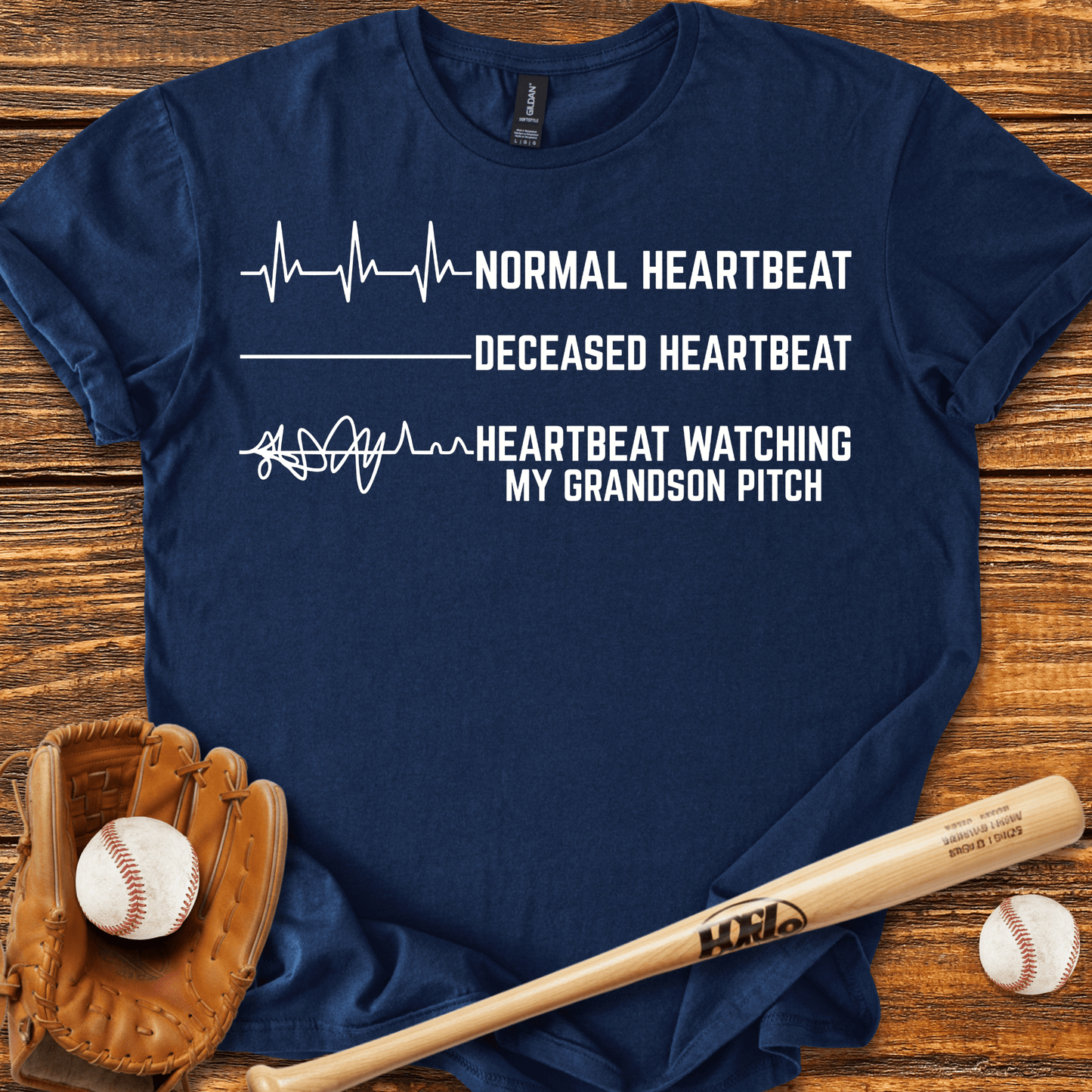 Heartbeat Grandma T-Shirt - HomeRun PrintsT-Shirt