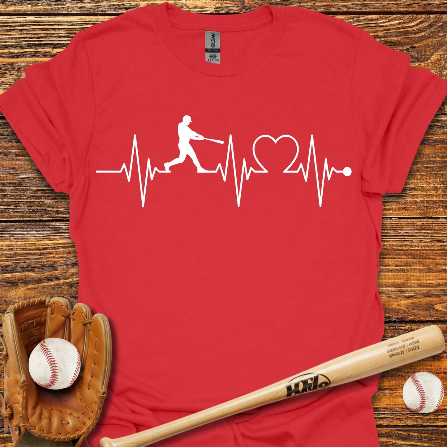 Heartbeat T-Shirt - HomeRun PrintsT-Shirt