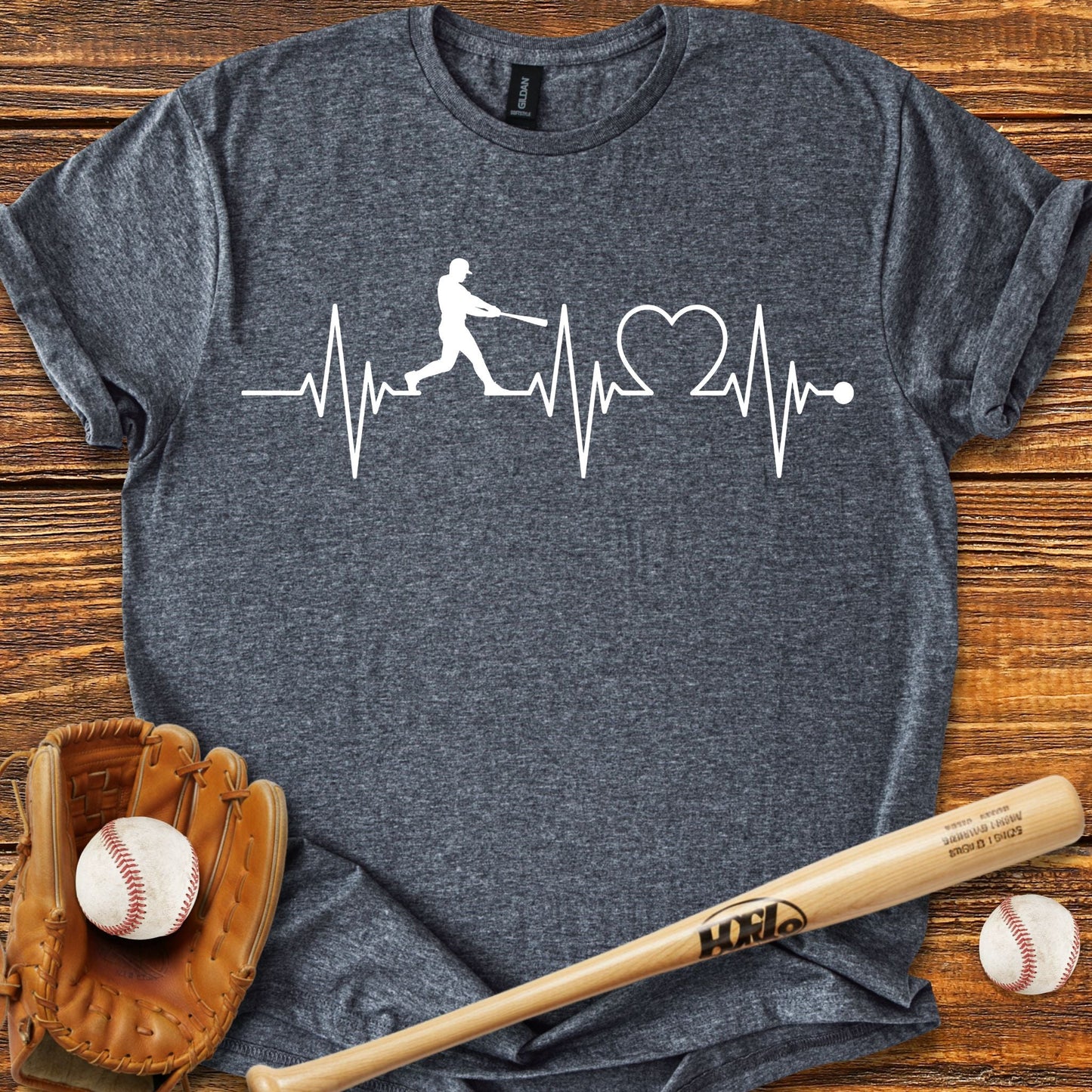Heartbeat T-Shirt - HomeRun PrintsT-Shirt