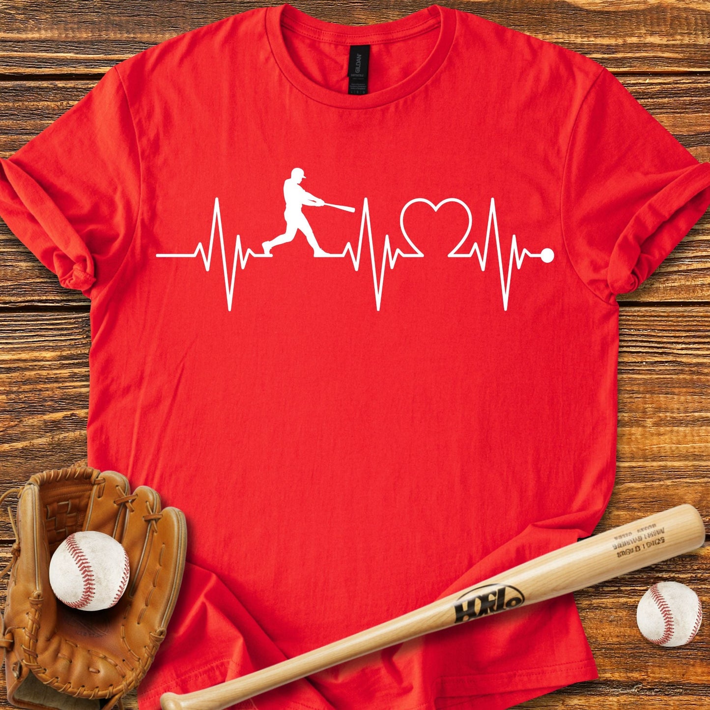 Heartbeat T-Shirt - HomeRun PrintsT-Shirt
