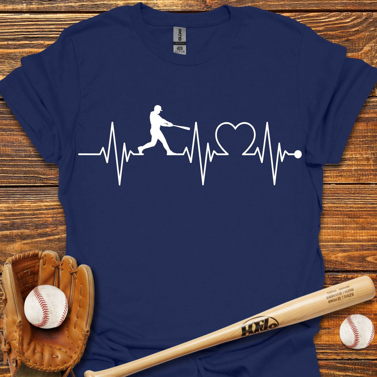 Heartbeat T-Shirt - HomeRun PrintsT-Shirt