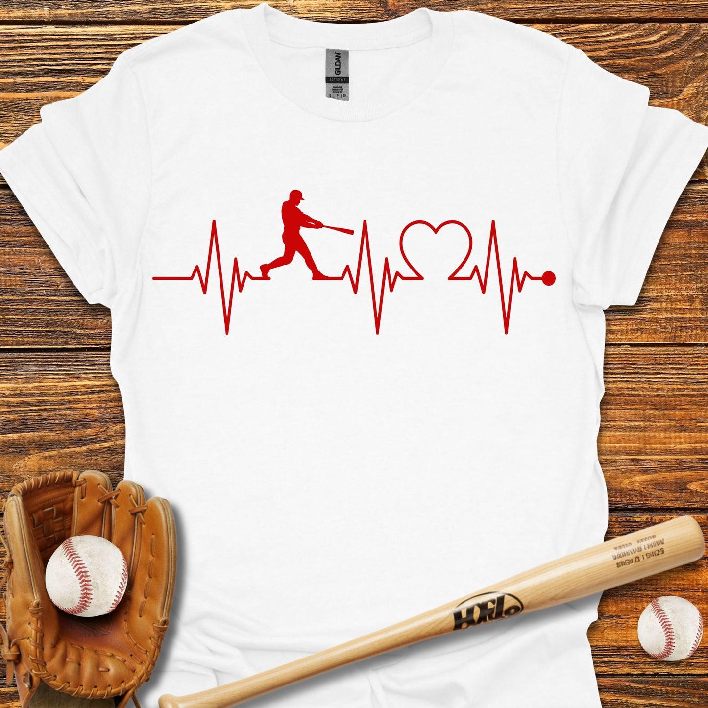 Heartbeat T-Shirt - HomeRun PrintsT-Shirt