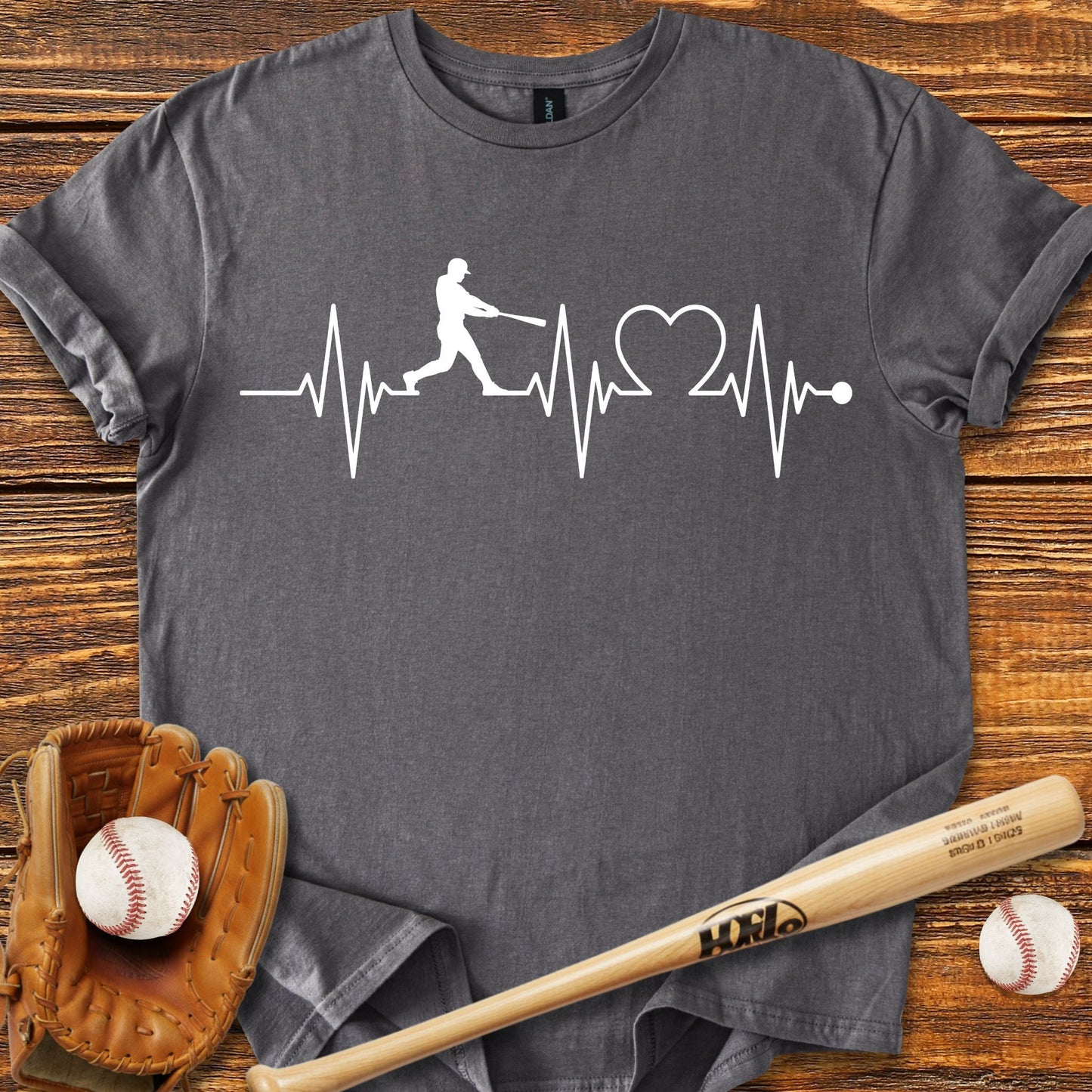 Heartbeat T-Shirt - HomeRun PrintsT-Shirt