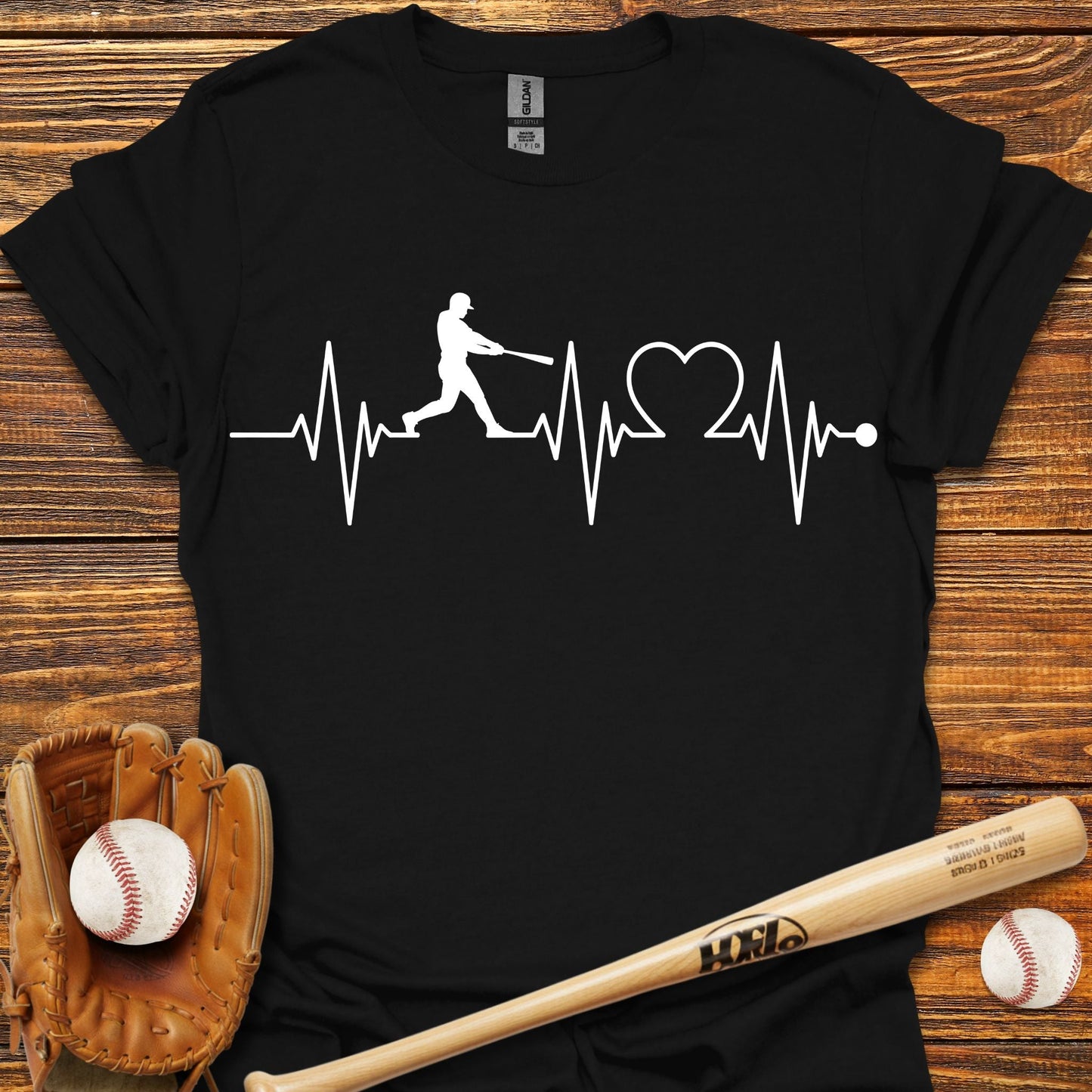 Heartbeat T-Shirt - HomeRun PrintsT-Shirt
