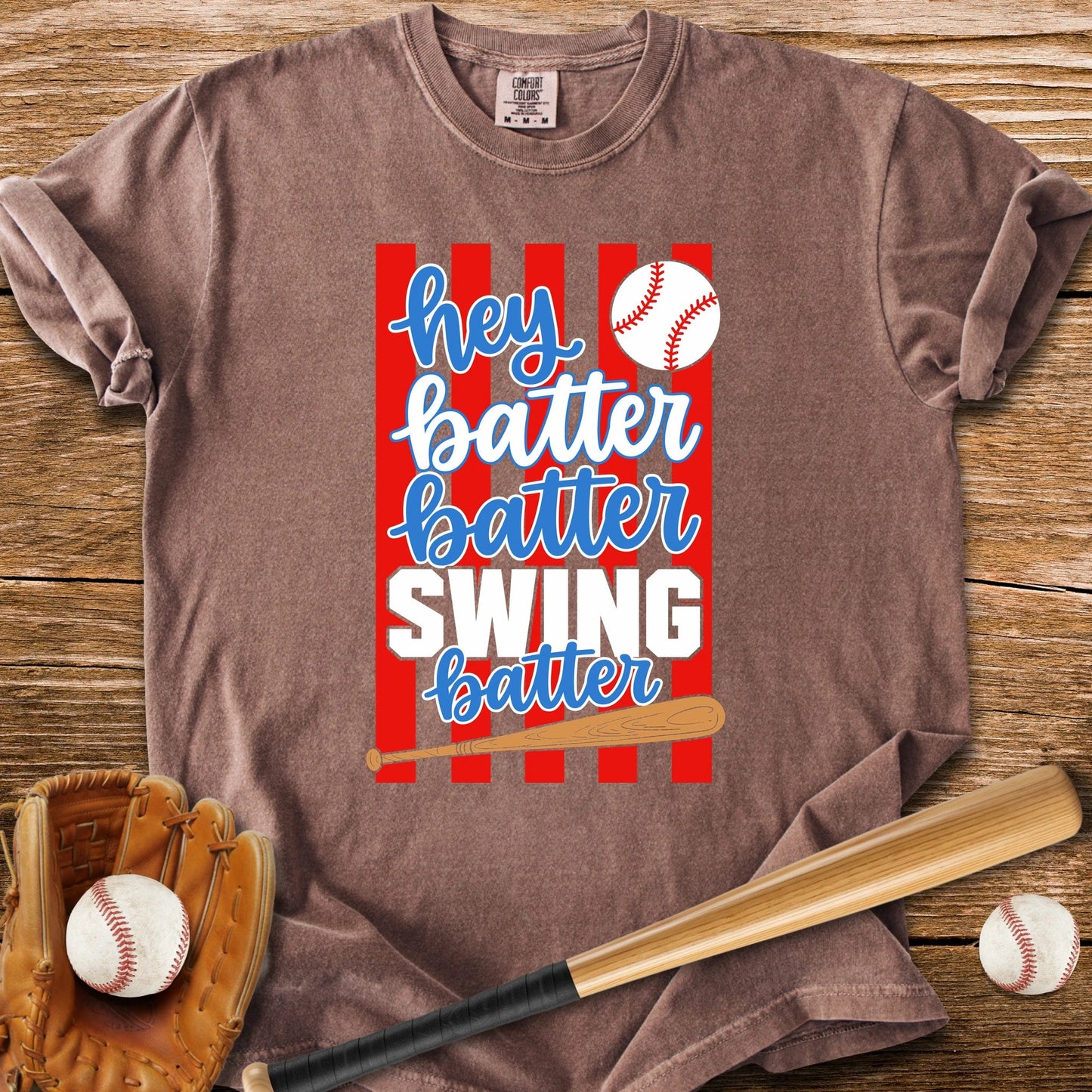 Hey Batter Batter - HomeRun PrintsComfort Colors