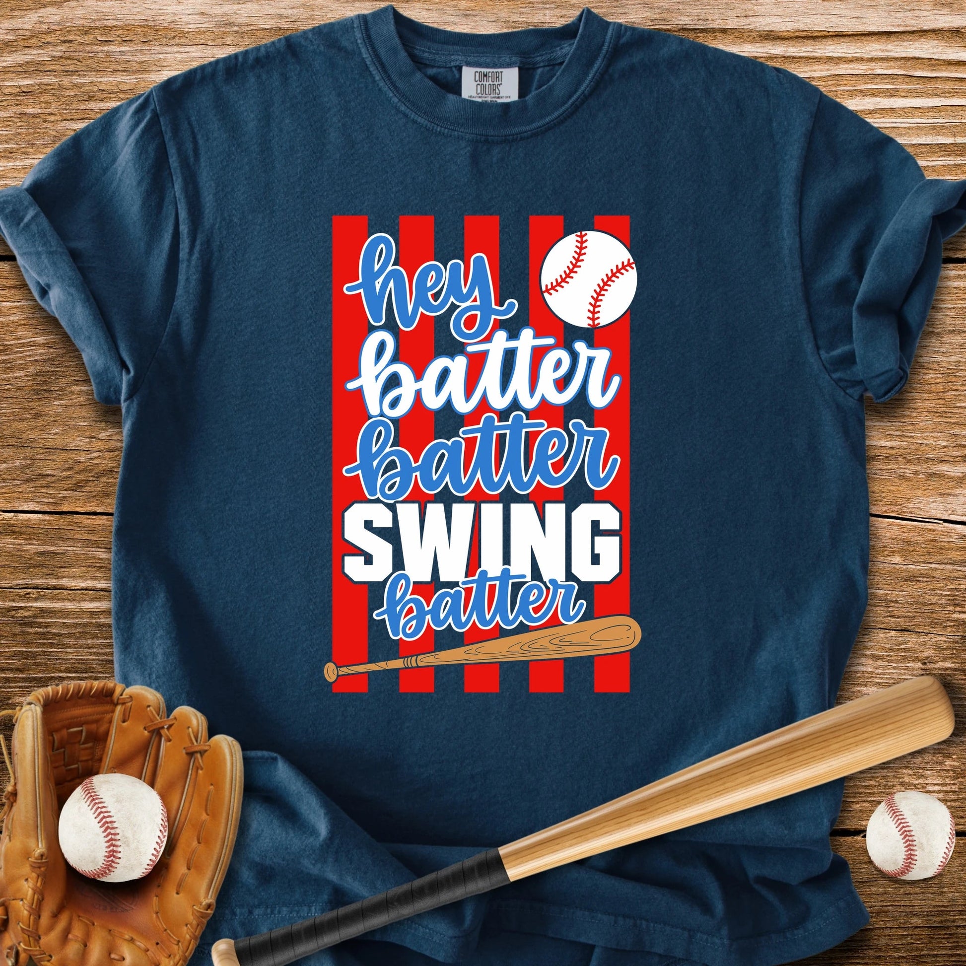 Hey Batter Batter - HomeRun PrintsComfort Colors