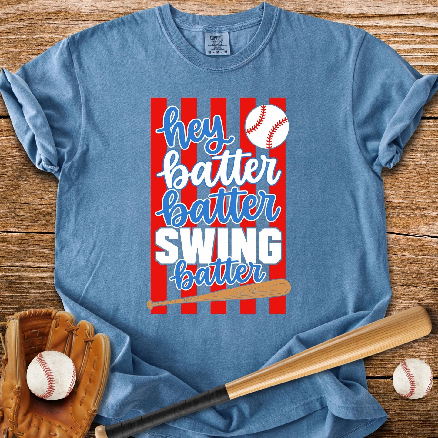 Hey Batter Batter - HomeRun PrintsComfort Colors