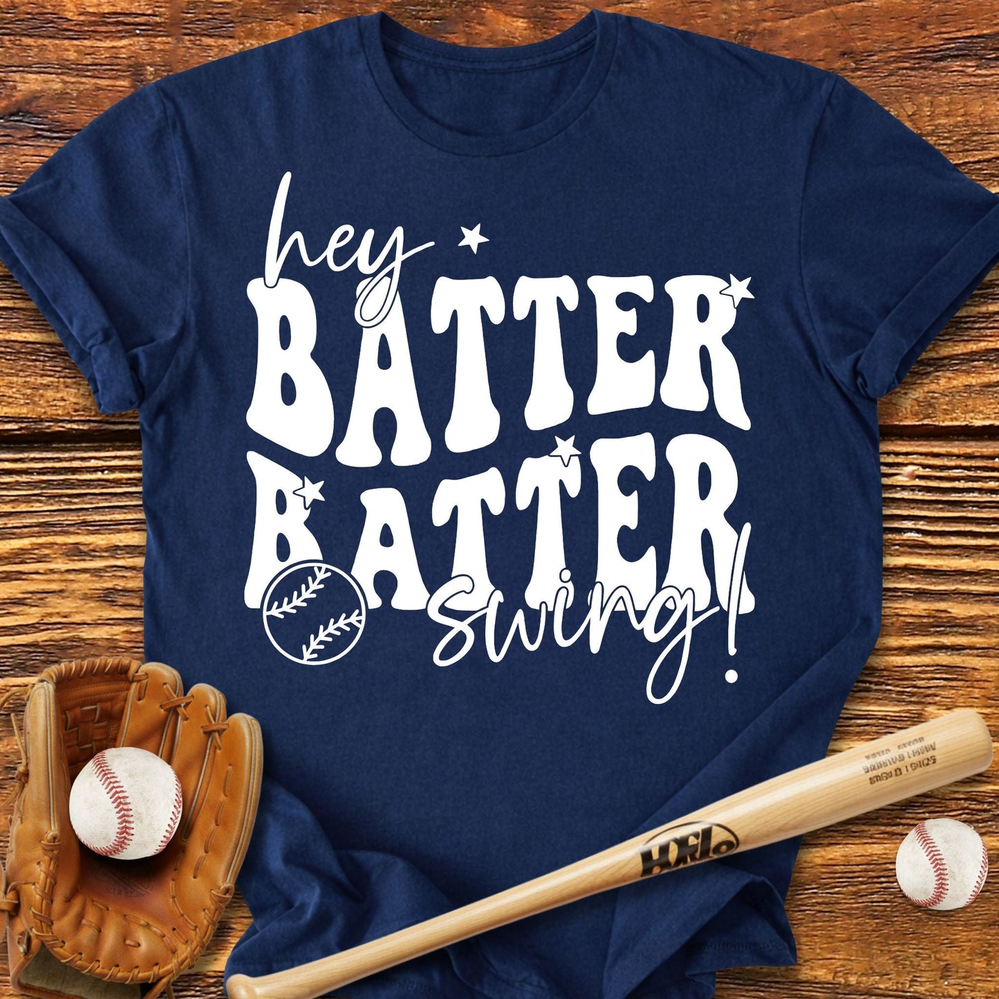 Hey Batter Batter Swing T-Shirt - HomeRun PrintsT-Shirt
