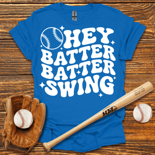 Hey Batter Batter Swing T-Shirt - HomeRun PrintsT-Shirt