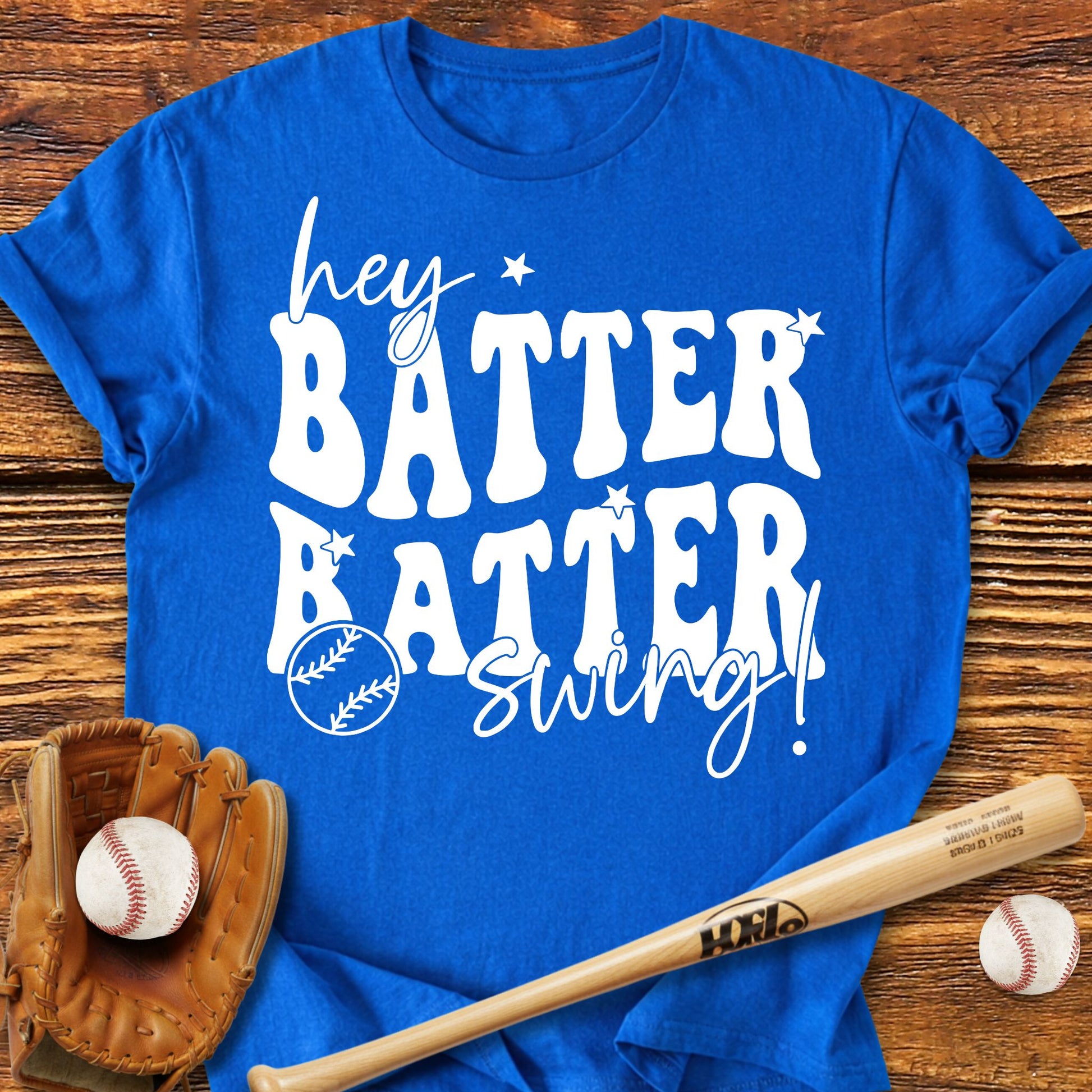 Hey Batter Batter Swing T-Shirt - HomeRun PrintsT-Shirt