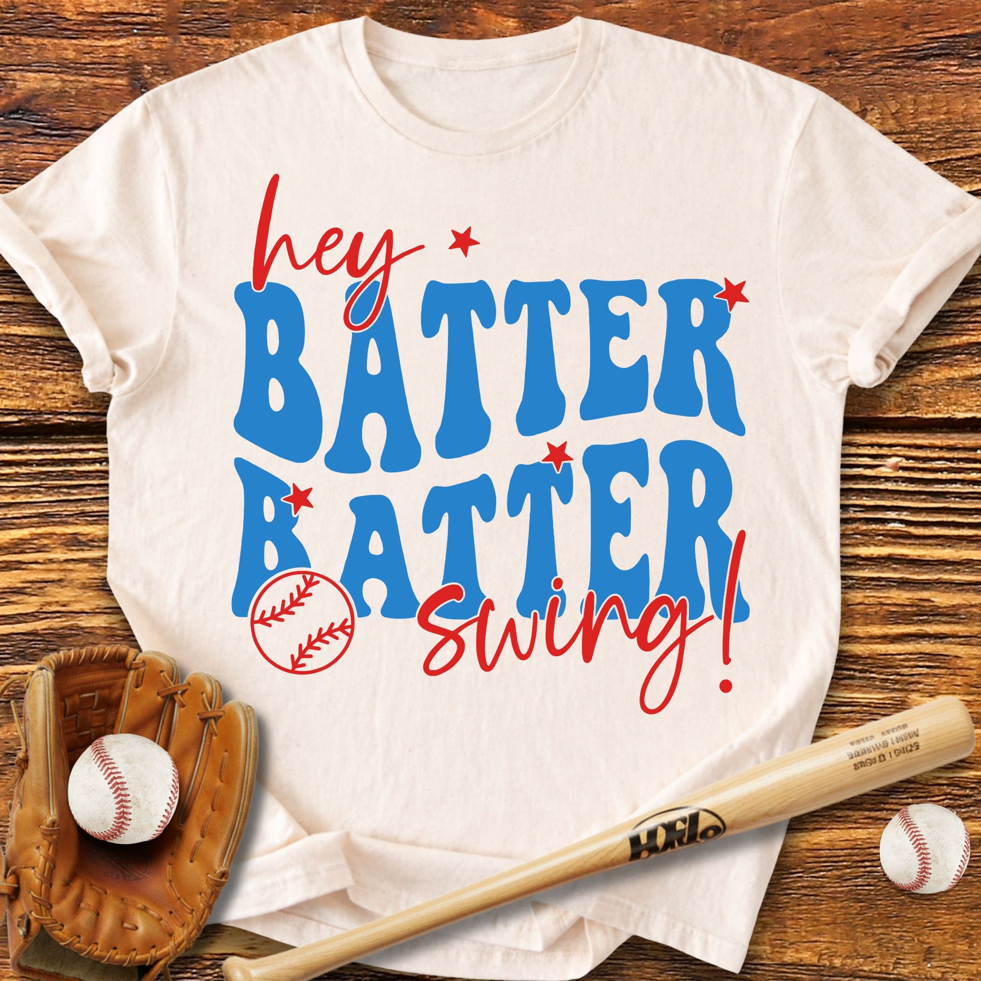 Hey Batter Batter Swing T-Shirt - HomeRun PrintsT-Shirt