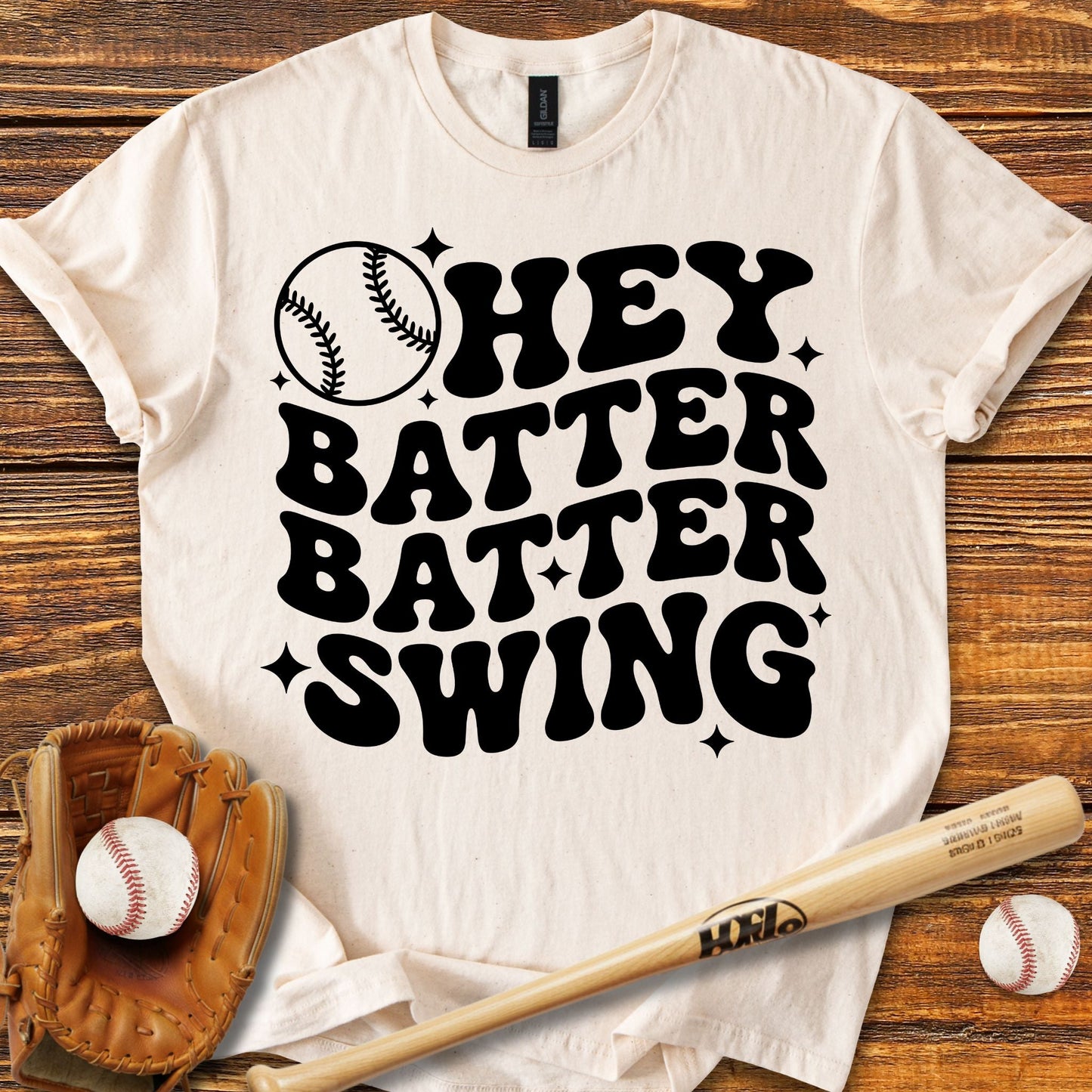 Hey Batter Batter Swing T-Shirt - HomeRun PrintsT-Shirt
