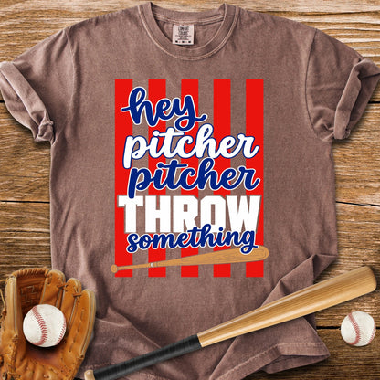 Hey Pitcher Throw - HomeRun PrintsComfort Colors