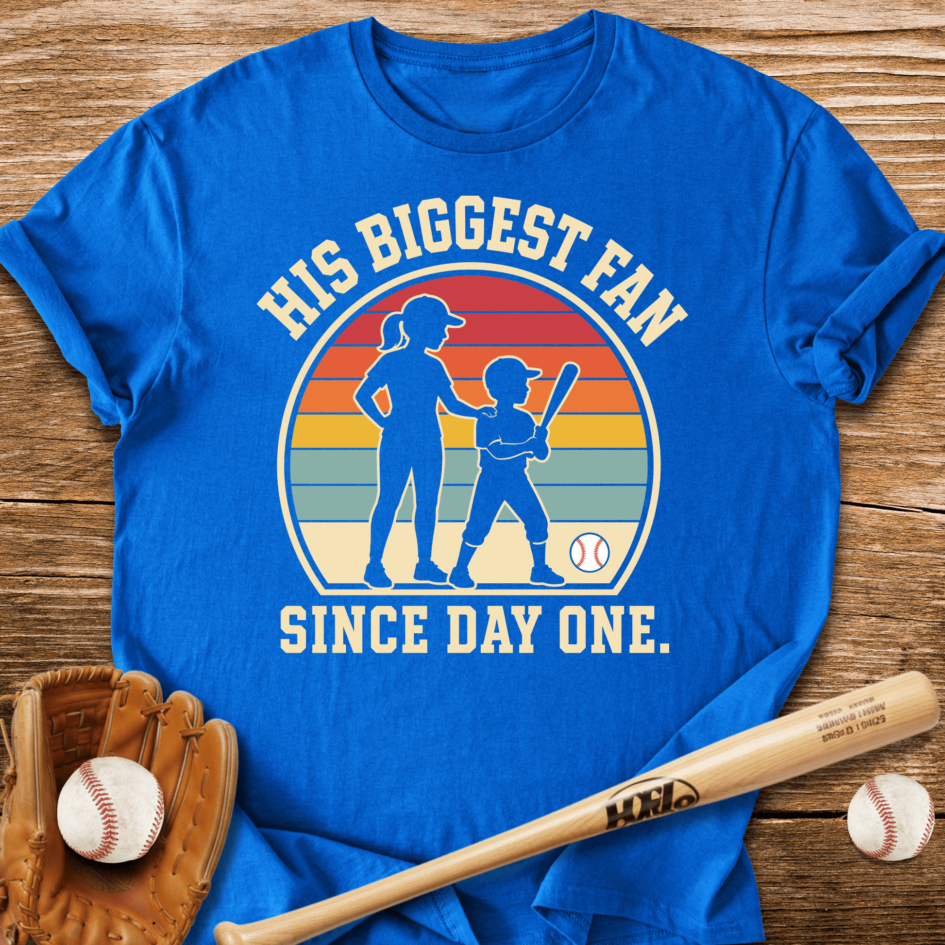 His Biggest Fan Since Day One T-Shirt - HomeRun PrintsT-Shirt
