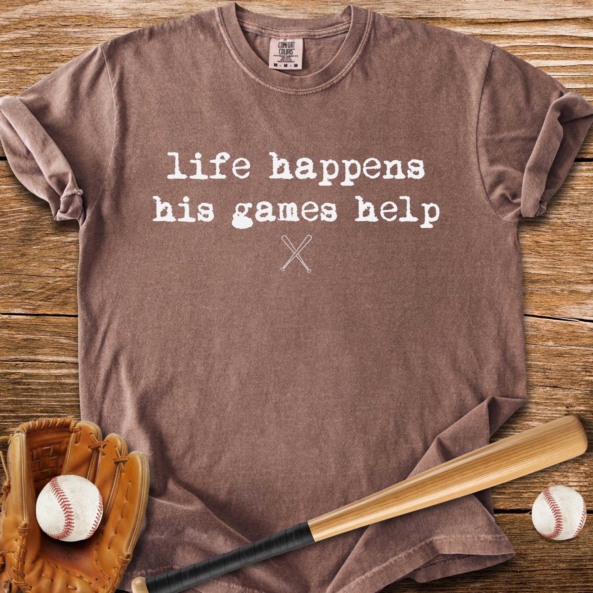His Games Help - HomeRun PrintsComfort Colors