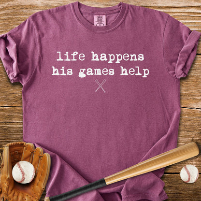 His Games Help - HomeRun PrintsComfort Colors