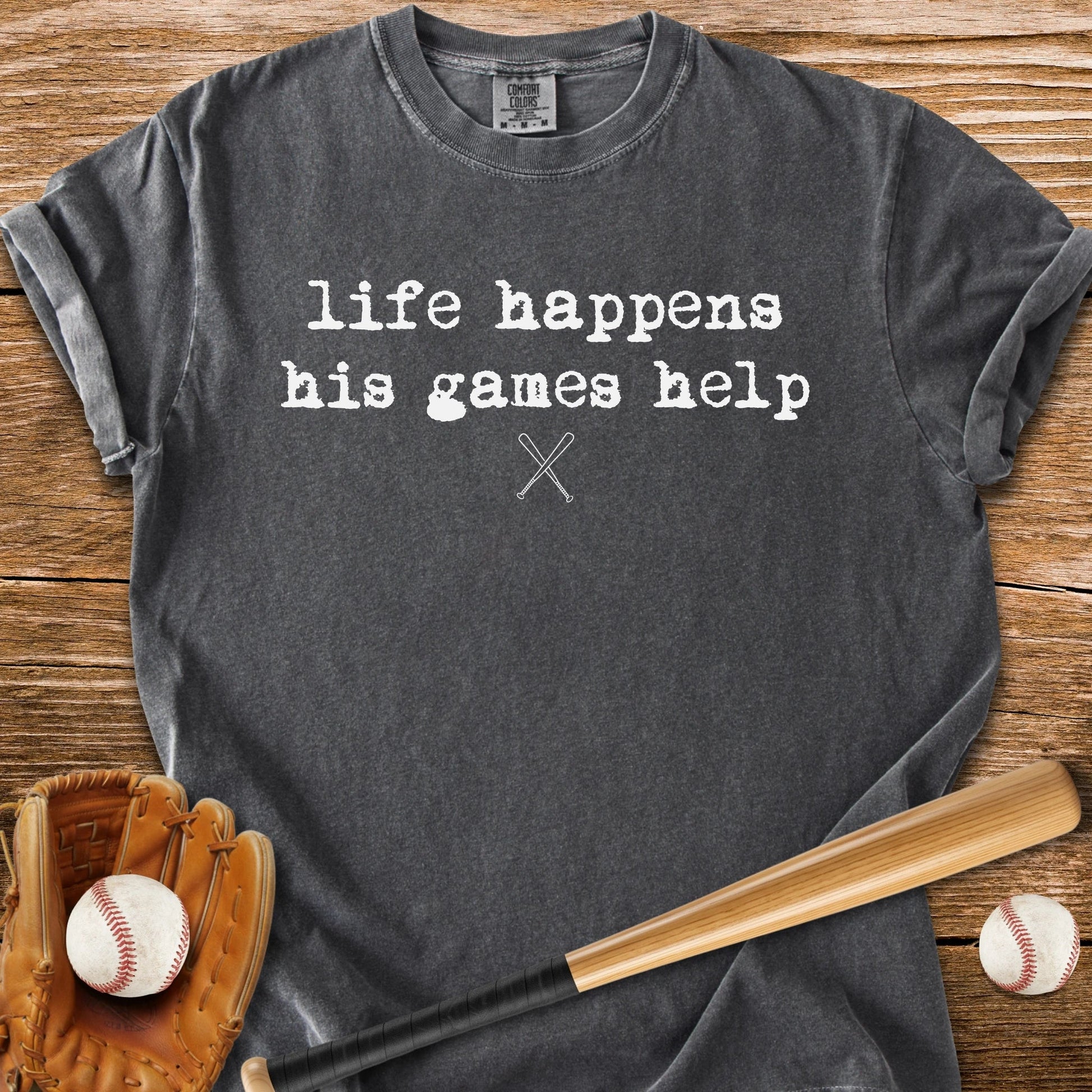 His Games Help - HomeRun PrintsComfort Colors