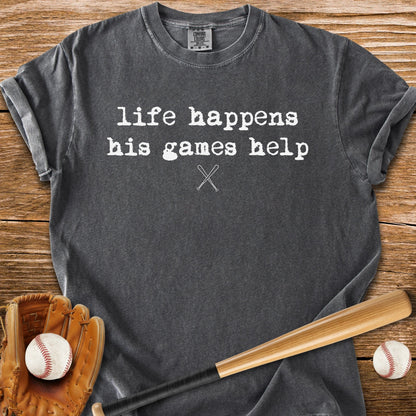 His Games Help - HomeRun PrintsComfort Colors
