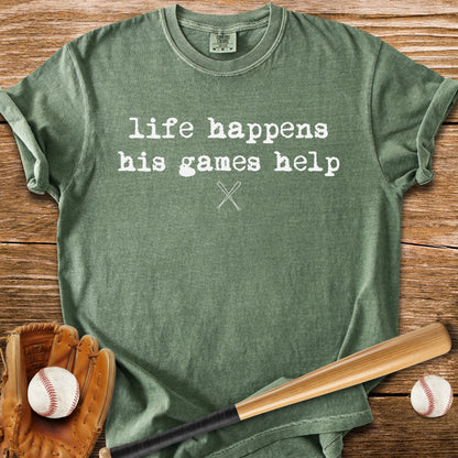 His Games Help - HomeRun PrintsComfort Colors