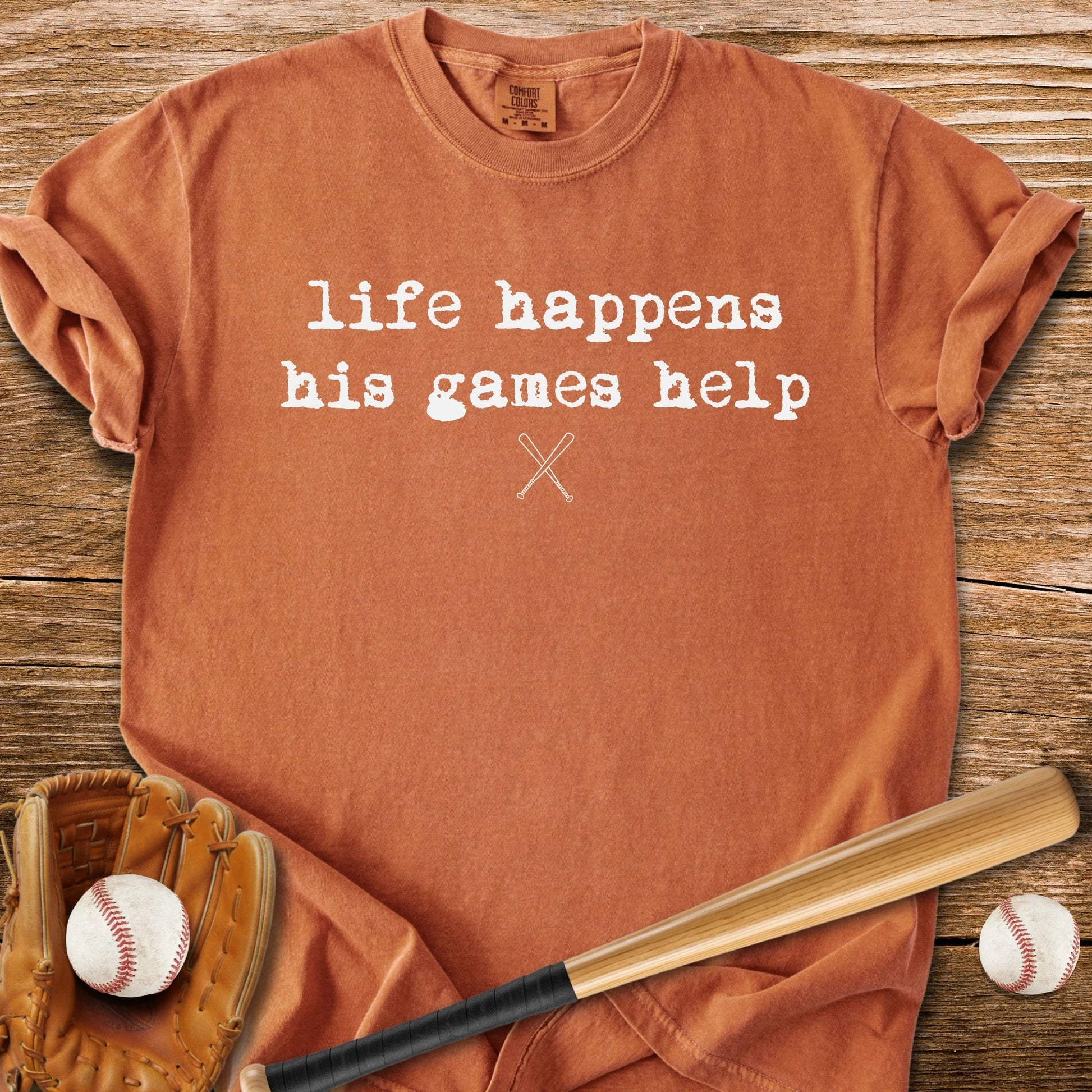 His Games Help - HomeRun PrintsComfort Colors