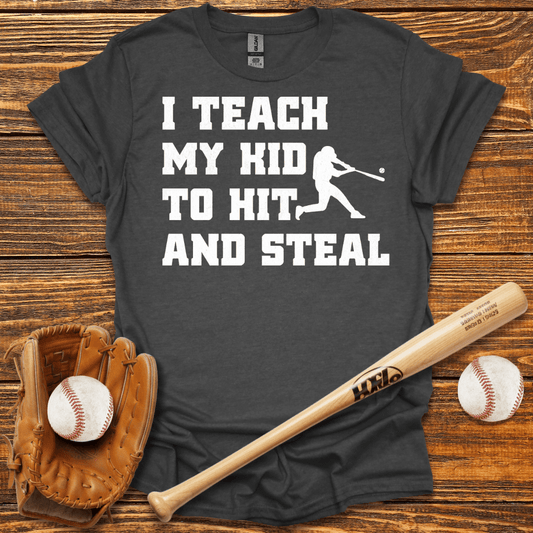 Hit And Steal T-Shirt - HomeRun PrintsT-Shirt