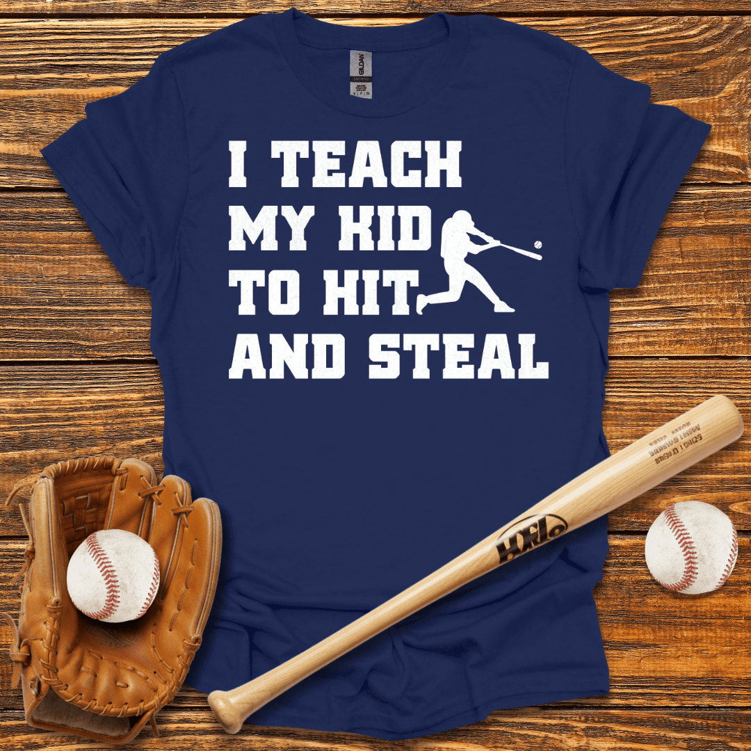 Hit And Steal T-Shirt - HomeRun PrintsT-Shirt