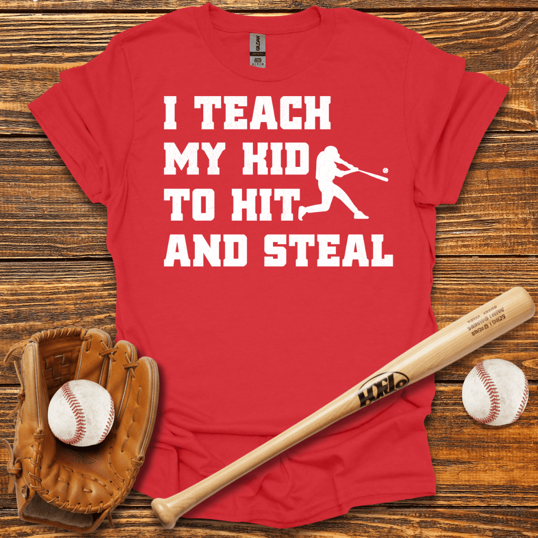 Hit And Steal T-Shirt - HomeRun PrintsT-Shirt