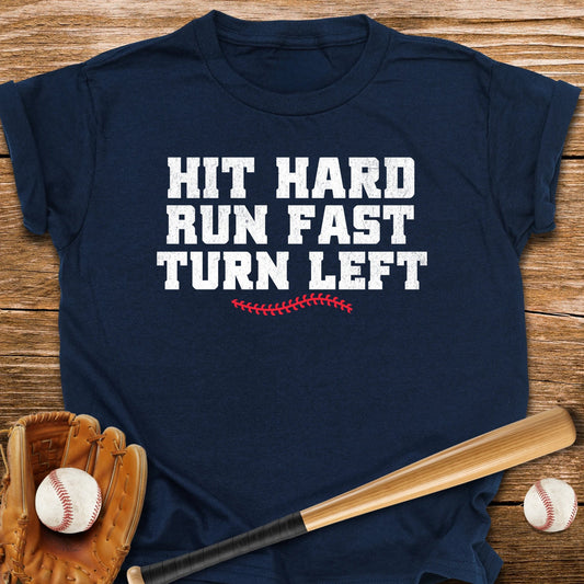 Hit Hard Run Fast Youth Tee - HomeRun PrintsKids clothes