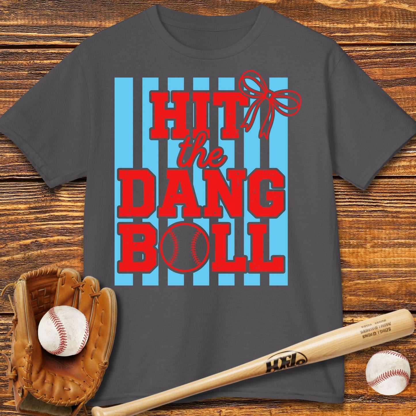 Hit The Dang Ball Kids T-shirt - HomeRun PrintsKids clothes