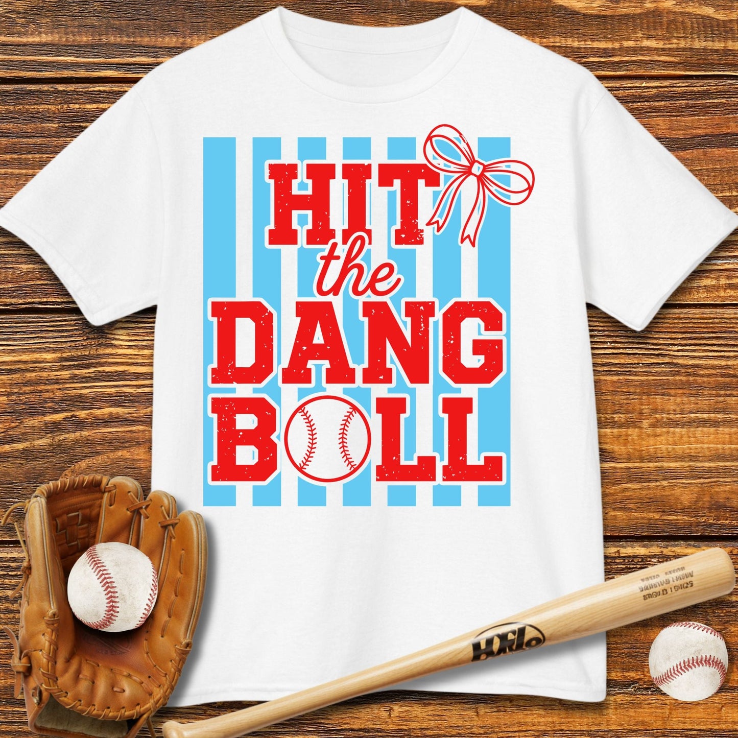 Hit The Dang Ball Kids T-shirt - HomeRun PrintsKids clothes